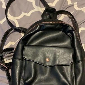 Mini backpack. Super cute. Good for small trips!